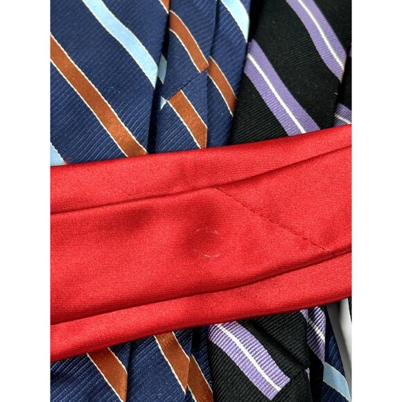 Men’s Tie Lot of 5 Classic Business Stripe Styles Express, Nautica, Billy London - Picture 10 of 11